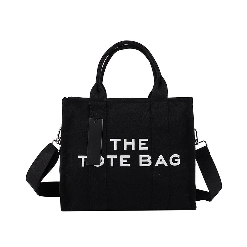 The Tote Bag Women's Bag New Fashion Printed Letter Canvas Handbag Luxury Brand Shoulder Crossbody Bags Shopping Classic 2023