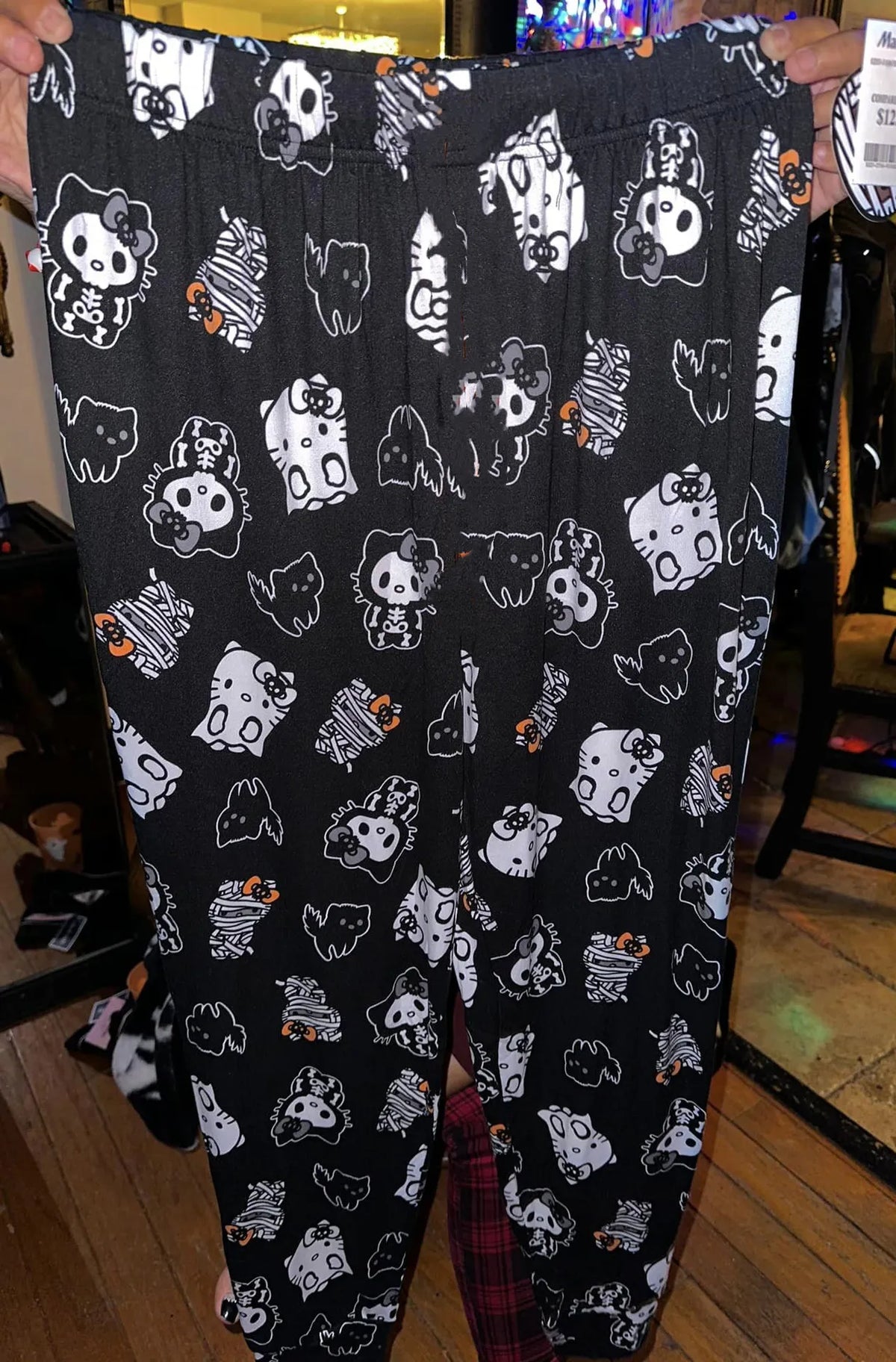 Kawaii Sanrio Anime Cartoon Hello Kitty Coral Fleece Pajama Pants Soft Trousers Women Casual Home Trousers Birthday Gift